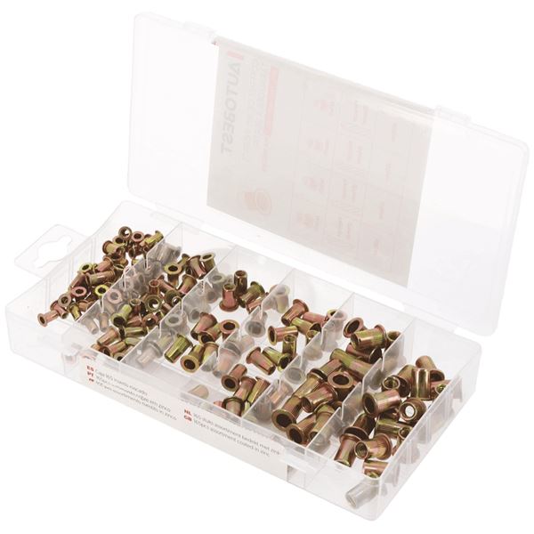 Coffret 165 inserts taraudes à sertir M3 M4 M5 M6 Autobest