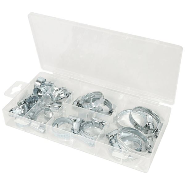 Coffret de 26 colliers de serrage 16/40 mm Autobest