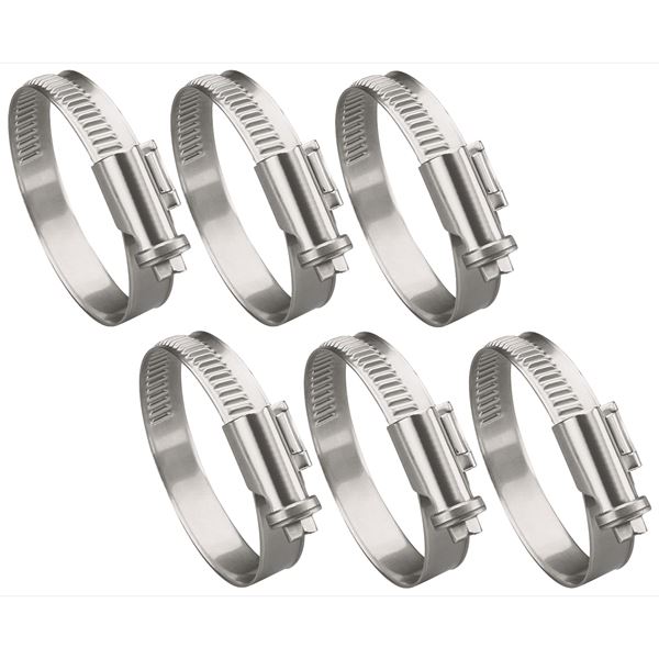 Lot 6 colliers métalliques assortis 12mm, 60/120 mm Autobest