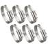 Lot 6 colliers métalliques assortis 12mm, 60/120 mm Autobest