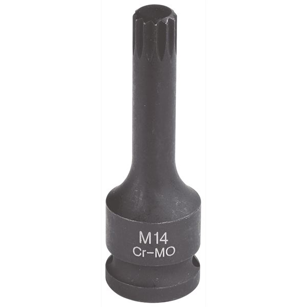 Douille à choc CRMO XZN mâle carré 1/2 14mm Autobest