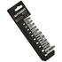 Jeu 9 douilles, torx, femelles, 1/4 3/8 et adaptateur 1/2 Autobest