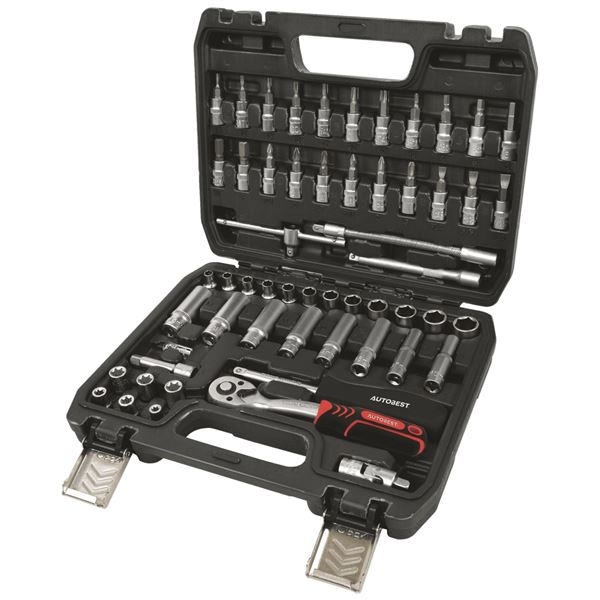 Coffret cliquets 56 pcs, 1/4 Autobest