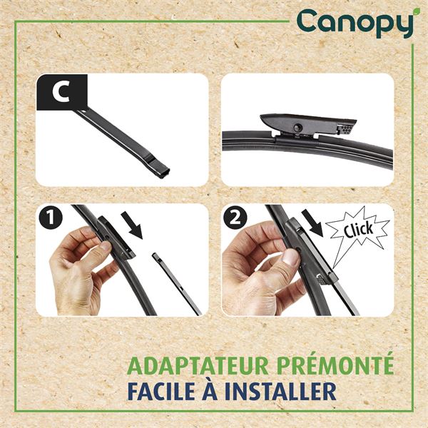 1 balai d'essuie-glace Valeo Canopy CAN87