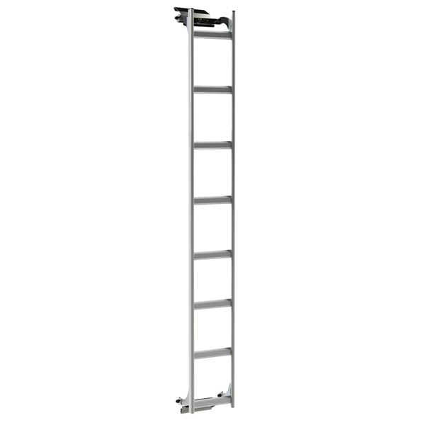 Echelle fixe aluminium sur porte droite 0110LAE2000