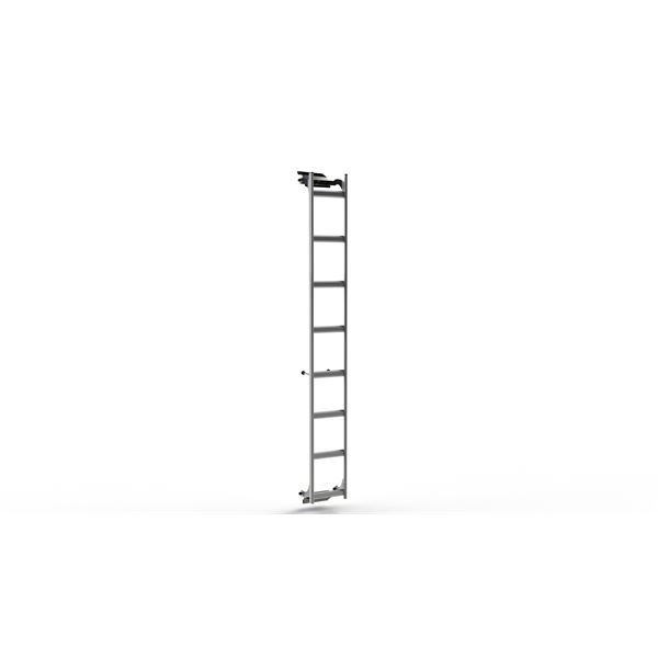 Echelle fixe aluminium sur porte droite 0110LCE2000