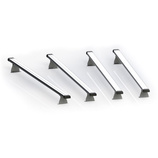 Jeu de 4 barres aluminium anodisé MTS 0614RLB1000