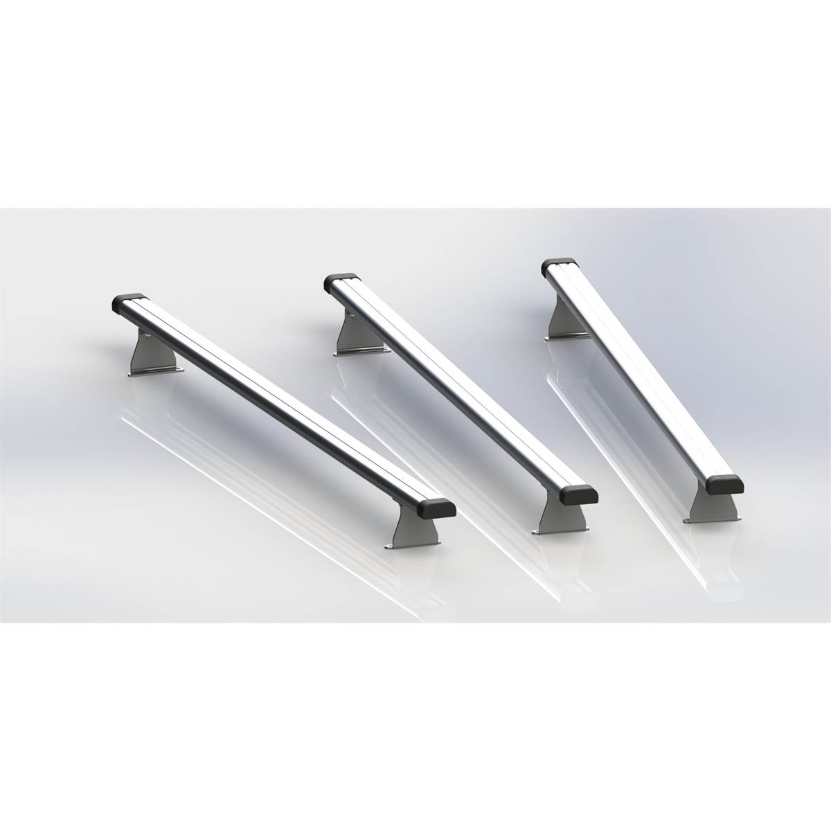 Jeu De 3 Barres Aluminium Anodisé Mts 1609llb1000