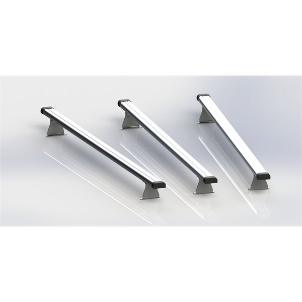 Jeu de 3 barres aluminium anodisé MTS 1609LEB1000