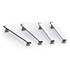 Jeu de 4 barres aluminium anodisé MTS 2121RLB1000