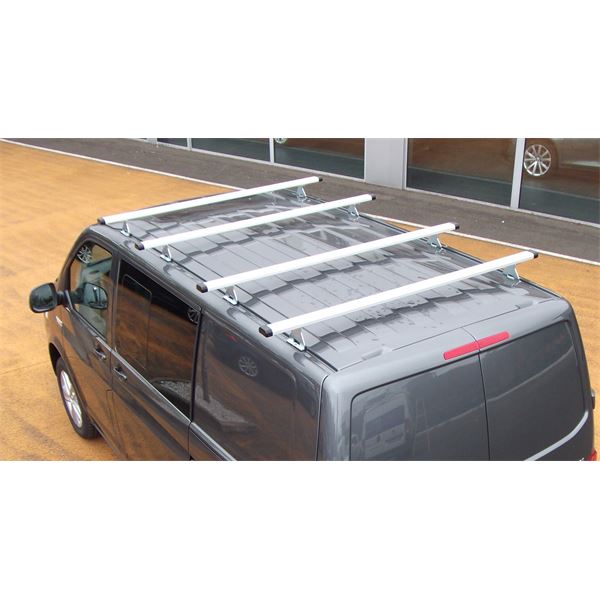 Jeu de 4 barres aluminium anodisé MTS 2121RLB1000