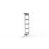 Echelle fixe aluminium sur porte droite 2009LHE2000