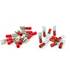 Cosses plates rouge XLTECH x20