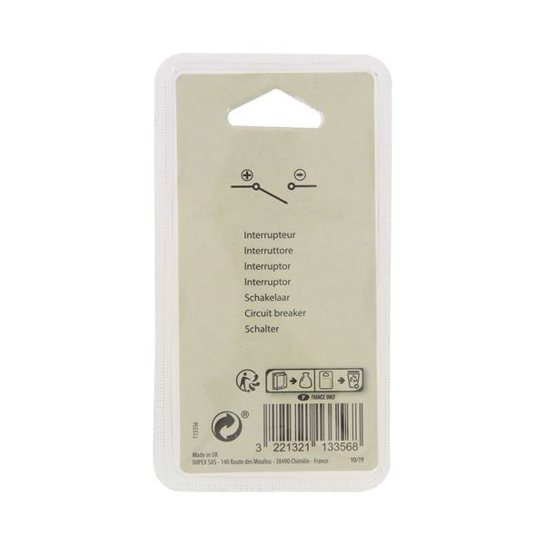 Interrupteur rectangulaire lumineux XLTECH
