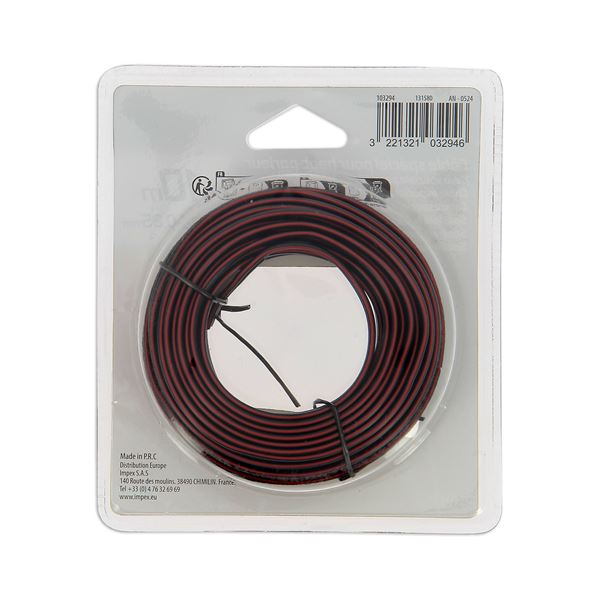Câble haut-parleur x 10 m