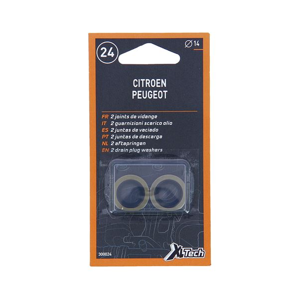 2 Joints de vidange PSA 14 mm XL TECH