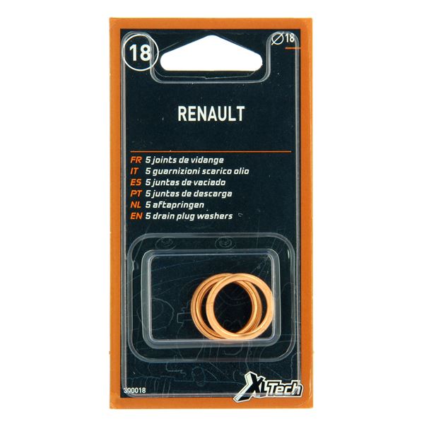 5 Joints de vidange CUFA 18 mm XLTECH