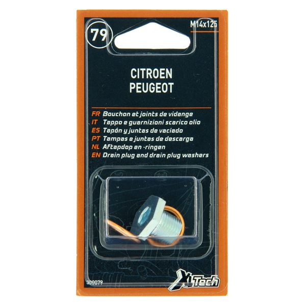 Bouchon de vidange XLTECH N°79 pour PSA