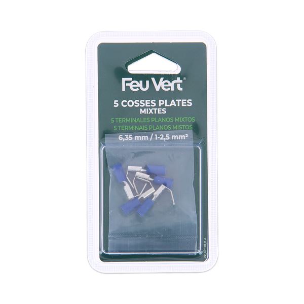 5 Cosses plates mixte Feu Vert