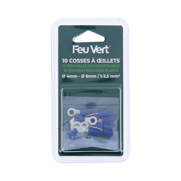 10 Cosses oeillets bleu Feu Vert
