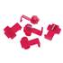 5 Raccords rapides rouge Feu Vert