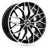 Jante aluminium Racer 18 pouces Noir Brillant Face Polie