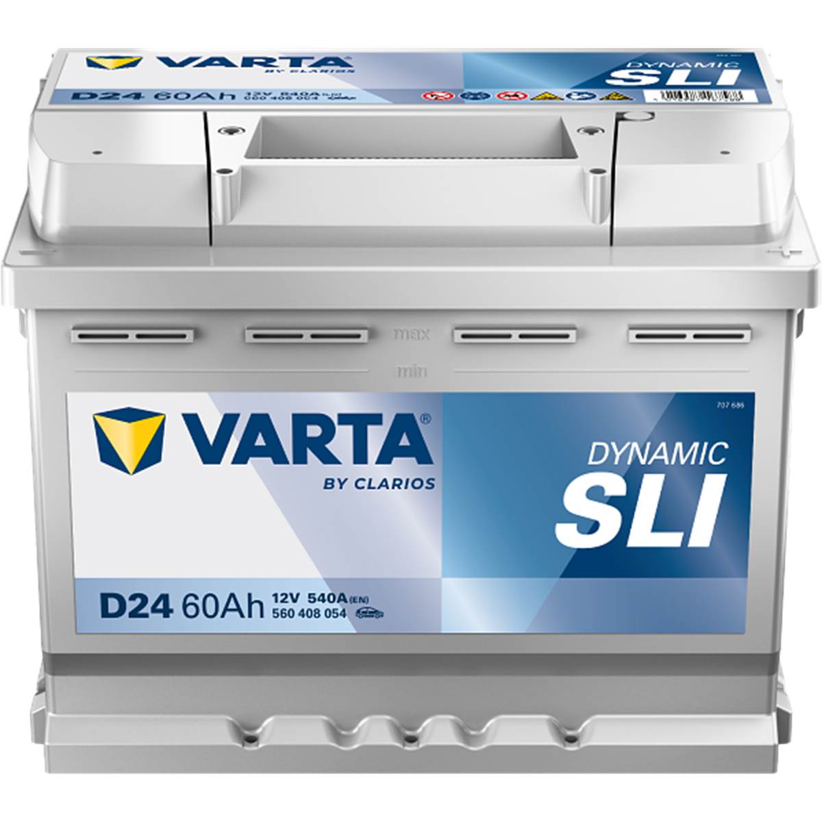 Batterie Voiture Varta Dynamic D24 - 60ah / 540a - 12v
