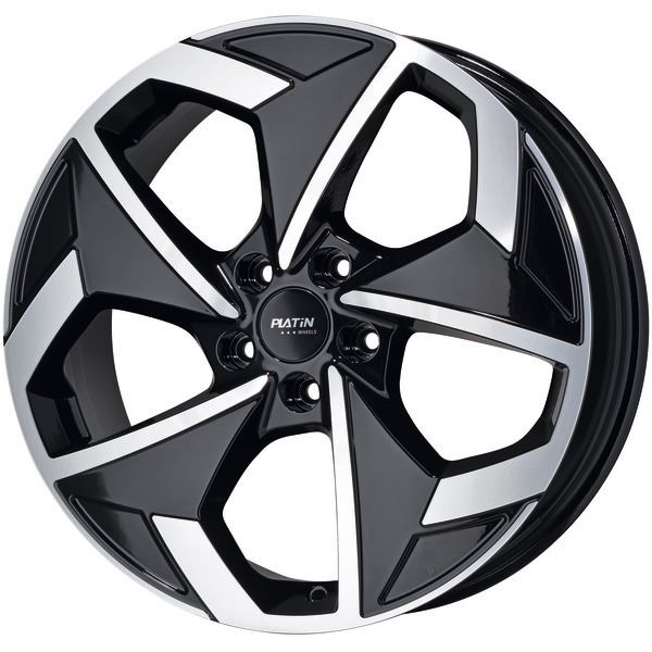 Jante aluminium Platin 18 pouces Noir Poli P 104