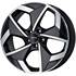Jante aluminium Platin 18 pouces Noir Poli P 104