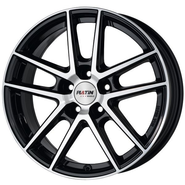 Jante aluminium Platin 17 pouces Noir Poli P 73
