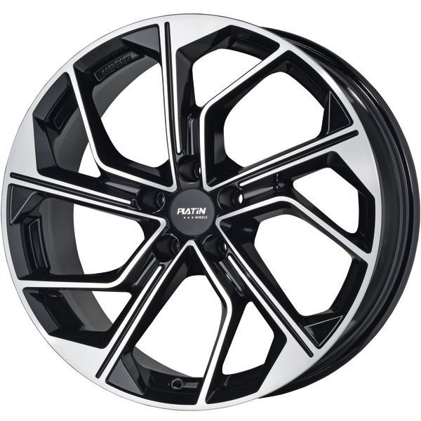Jante aluminium Platin 19 pouces Noir Poli P 116