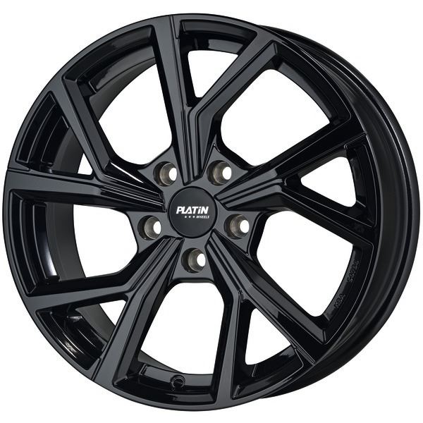 Jante aluminium Platin 18 pouces Noir Shiny P 115