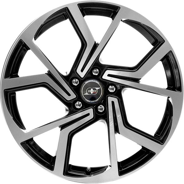 Jante aluminium Infiny Individual 18 pouces Noir Brillant Face Polie