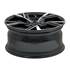 Jante aluminium Infiny Individual 20 pouces Noir Brillant Face Polie