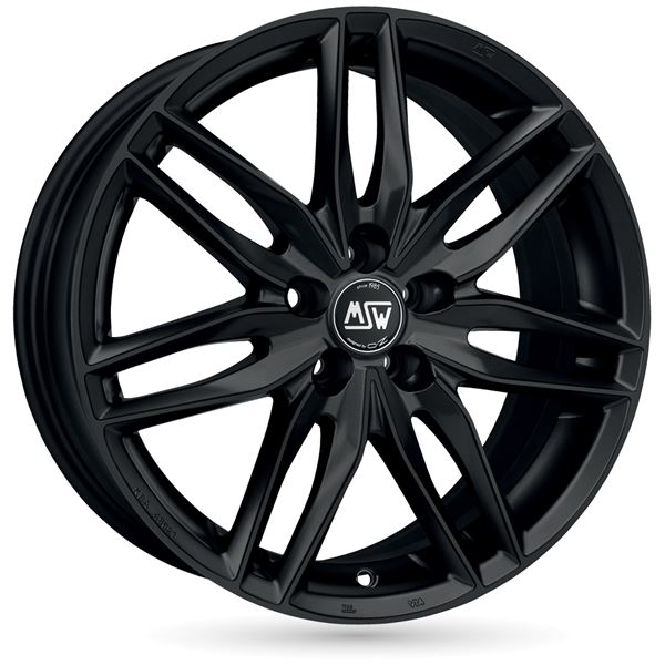Jante aluminium Msw 15 pouces Noir Mat
