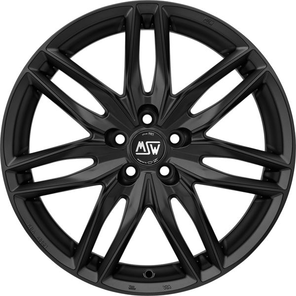 Jante aluminium Msw 15 pouces Noir Mat