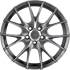 Jante aluminium Msw 16 pouces Mat Titane Face Polie