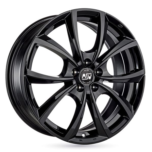 Jante aluminium Msw 18 pouces Noir Brillant