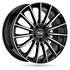 Jante aluminium Msw 18 pouces Noir Brillant Face Polie