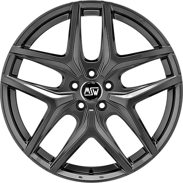 Jante aluminium Msw 20 pouces Gris Brillant