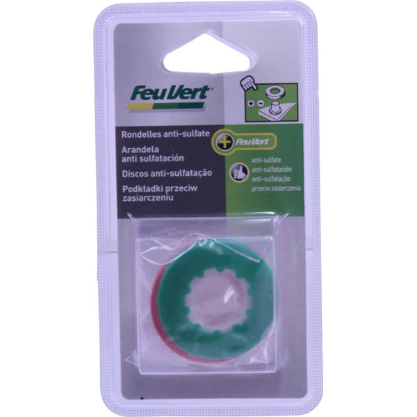 2 Rondelles anti-sulfate Feu Vert