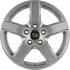 Jante aluminium Msw 17 pouces Argent