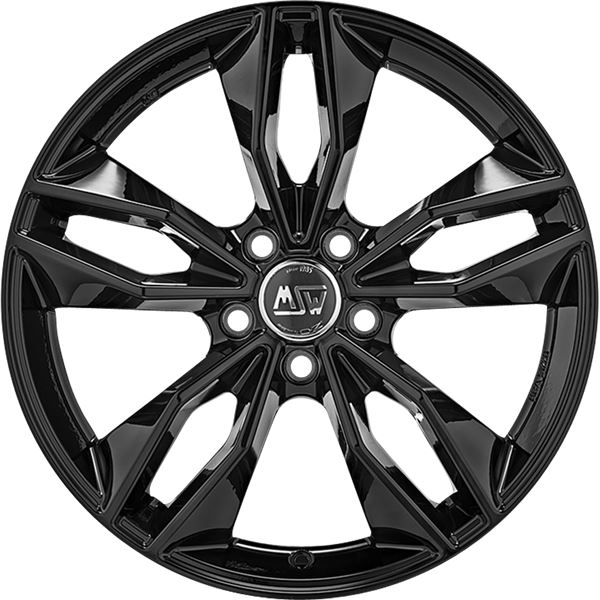 Jante aluminium Msw 19 pouces Noir Brillant