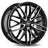 Jante aluminium Msw 18 pouces Noir Brillant Face Polie