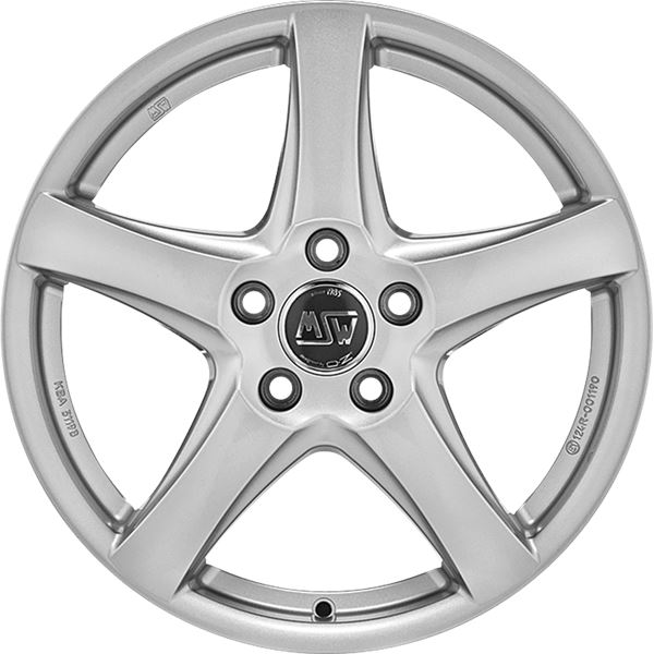 Jante aluminium Msw 17 pouces Argent