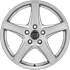 Jante aluminium Msw 17 pouces Argent