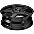 Jante aluminium Msw 16 pouces Noir Brillant