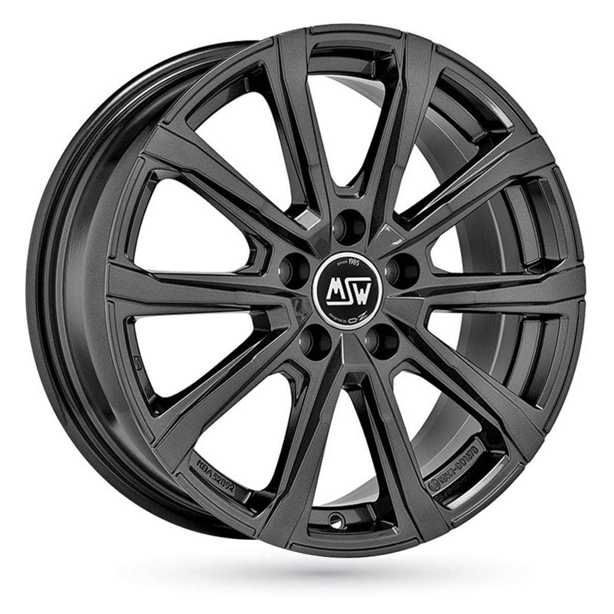 Jante Aluminium Msw 18 Pouces Gris Brillant