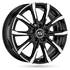 Jante aluminium Msw 16 pouces Noir Brillant Face Polie