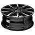 Jante aluminium Msw 16 pouces Noir Brillant Face Polie